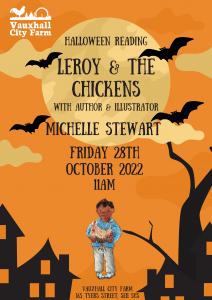 Halloween Leroy & the Chickens poster