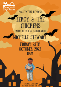 Halloween Leroy & the Chickens poster