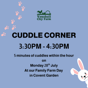 Cuddle Corner: 3:30pm - 4:30pm